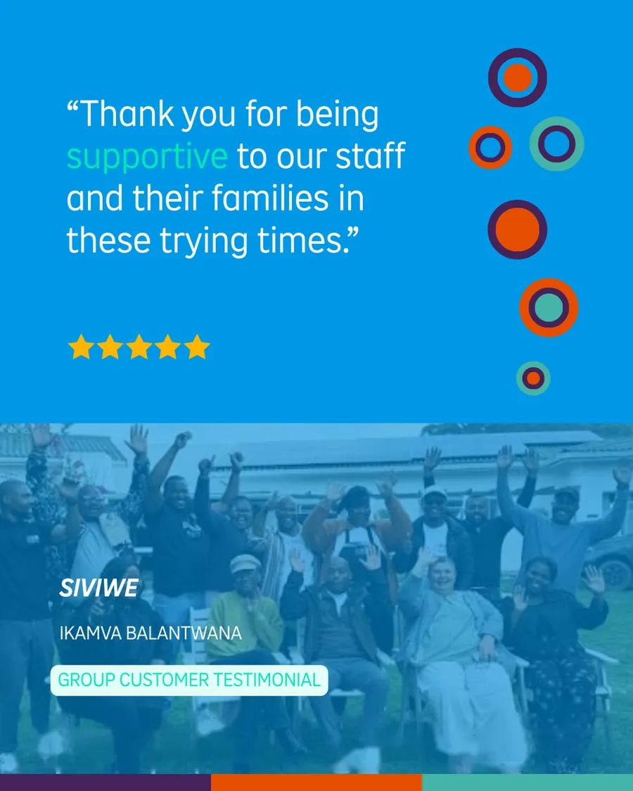 Siviwe, Ikamva Balantwana: thank you for being supportive to our staff