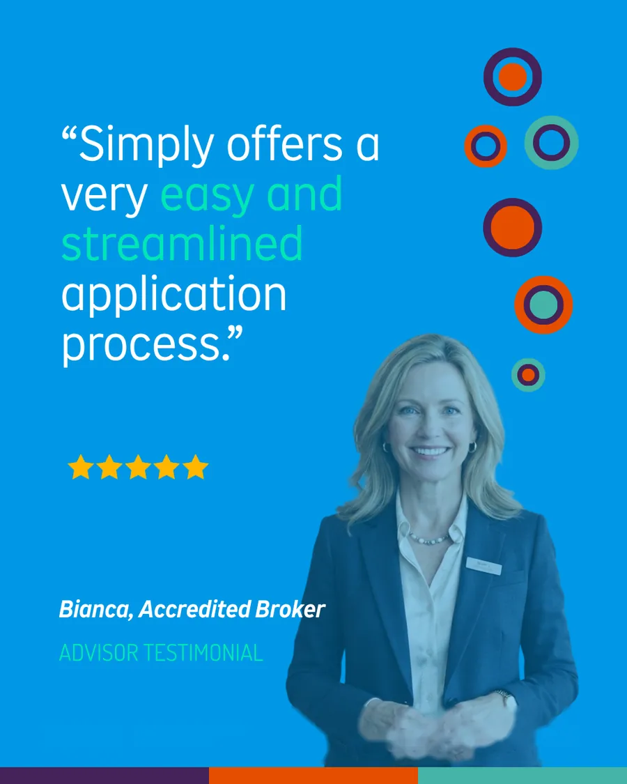 Bianca, accredited broker: a very easy and streamlined application process