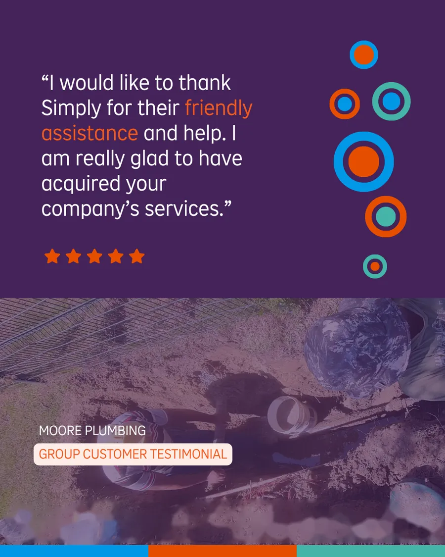 Moore Plumbing: thank you for your friendly assistance and help
